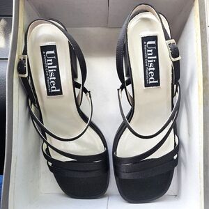 Unlisted Black Strappy Sandals